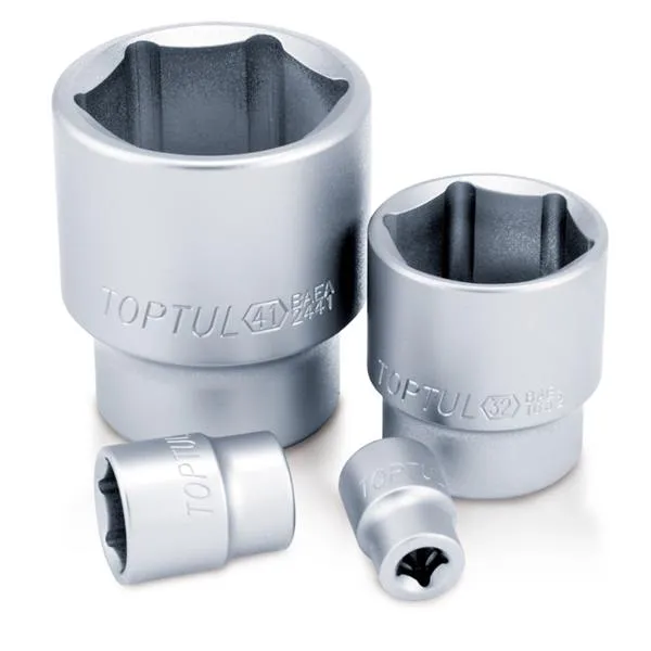 1/4" Drive Socket satin (4-14mm)