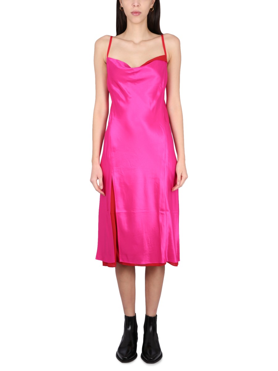 ACNE STUDIOS      ABITO SOTTOVESTE IN RASO 