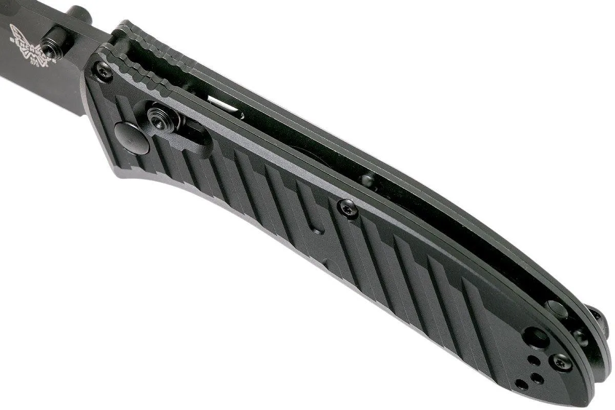 Benchmade Mini Presidio II 575BK pocket knife, plain edge black blade