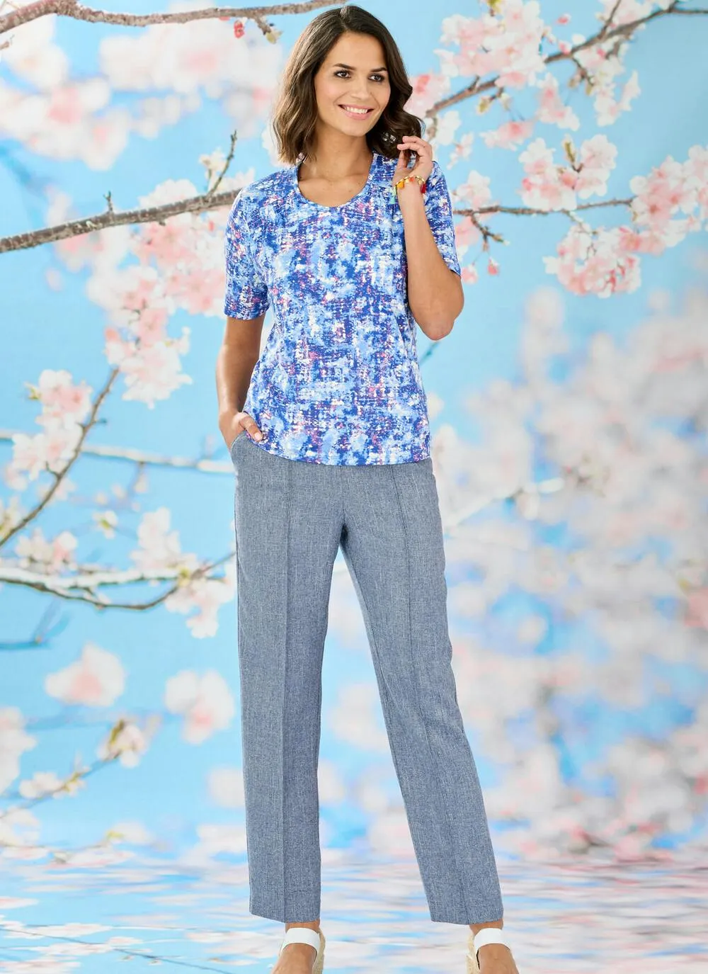Blue Classic Trouser