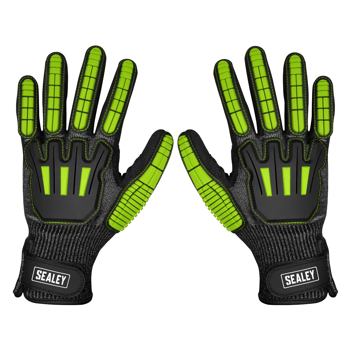Cut & Impact Resistant Gloves, Large - Pair