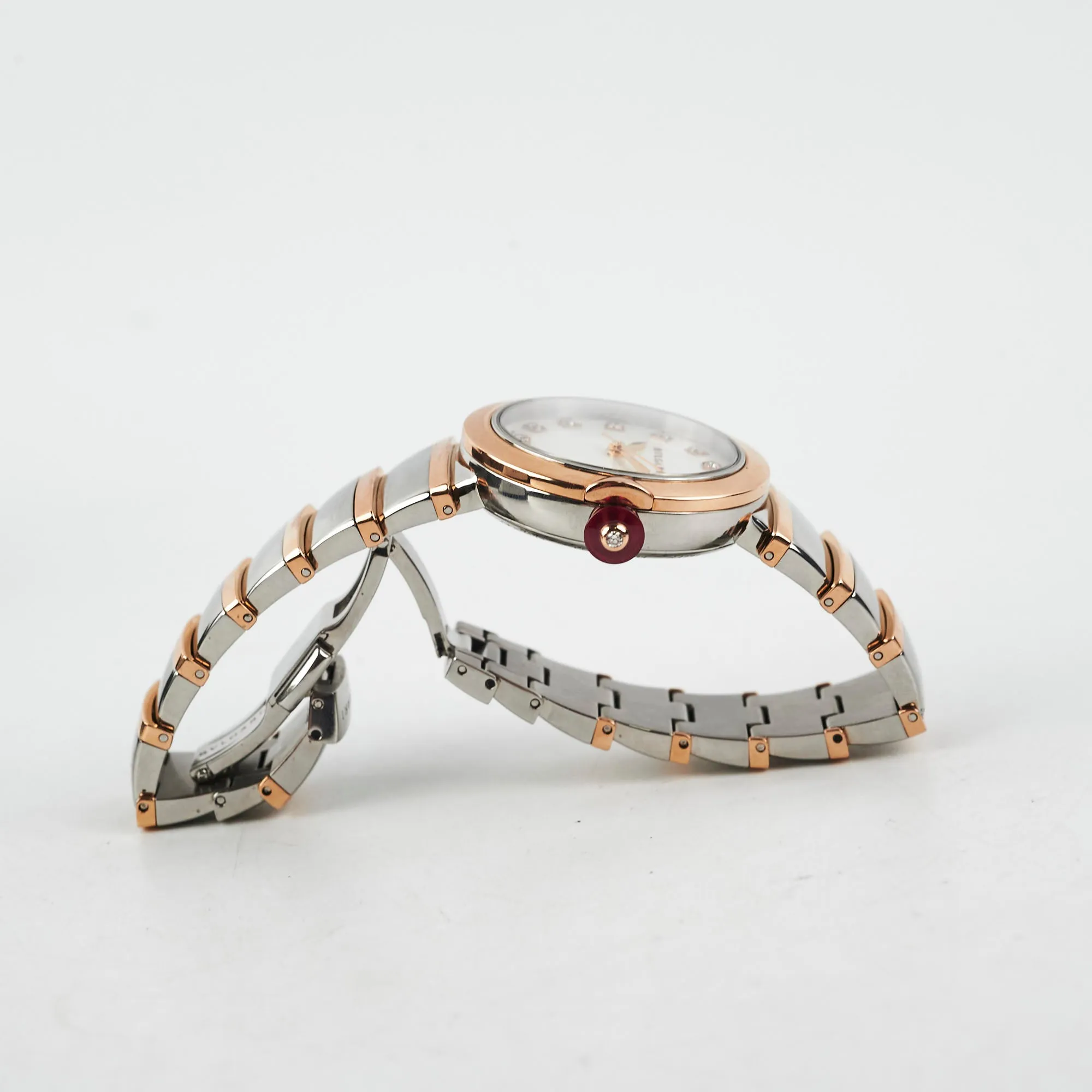 Deal of The Week - Bvlgari Lucea Rose Gold Diamond MOP Dial Watch