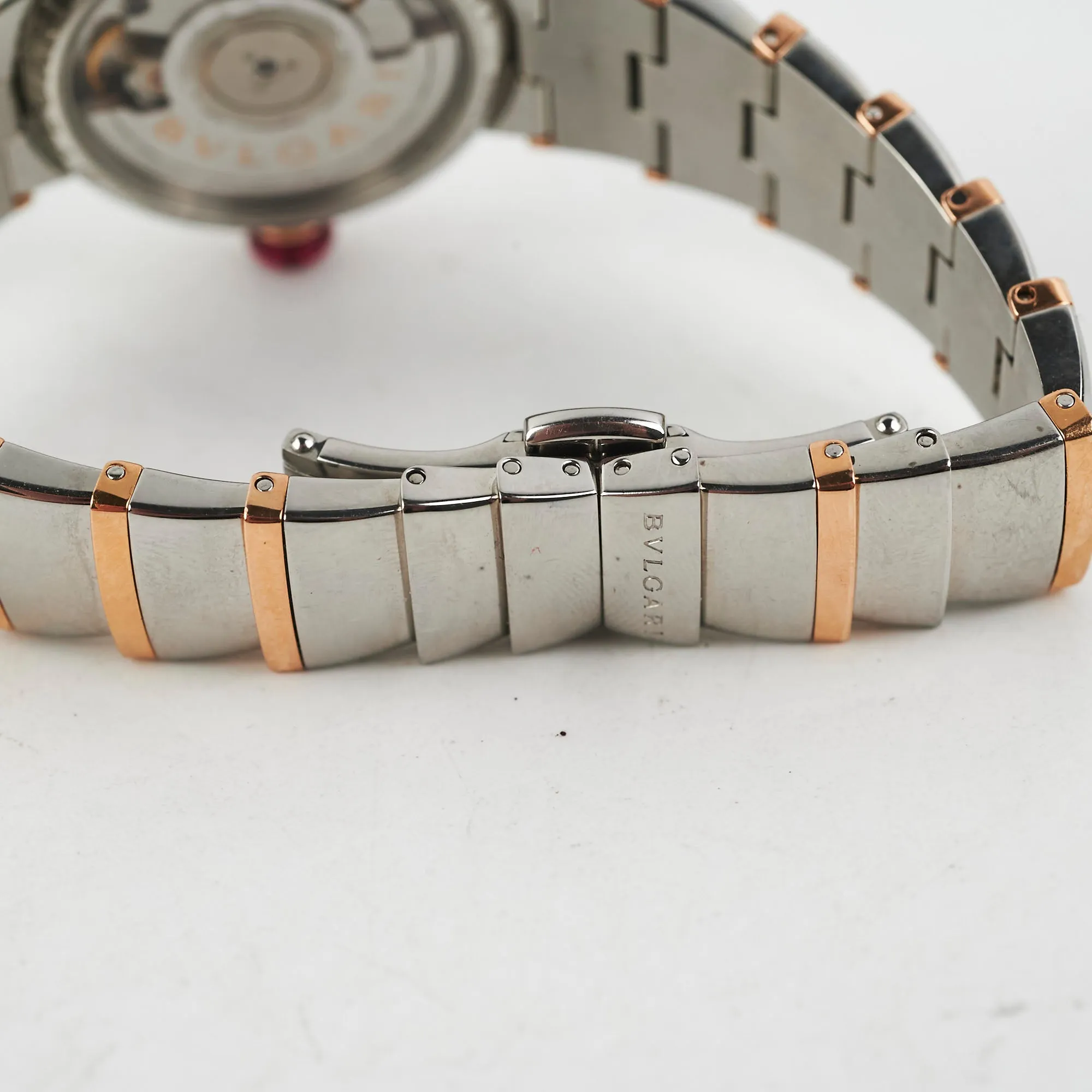 Deal of The Week - Bvlgari Lucea Rose Gold Diamond MOP Dial Watch