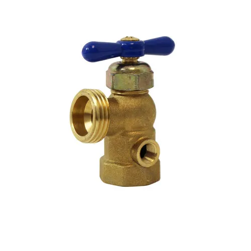 Dial 92516 Brass Sill Cock, 3/4" FGH x 3/4" MGH, 1/8" FIP Side Tap, Low Lead