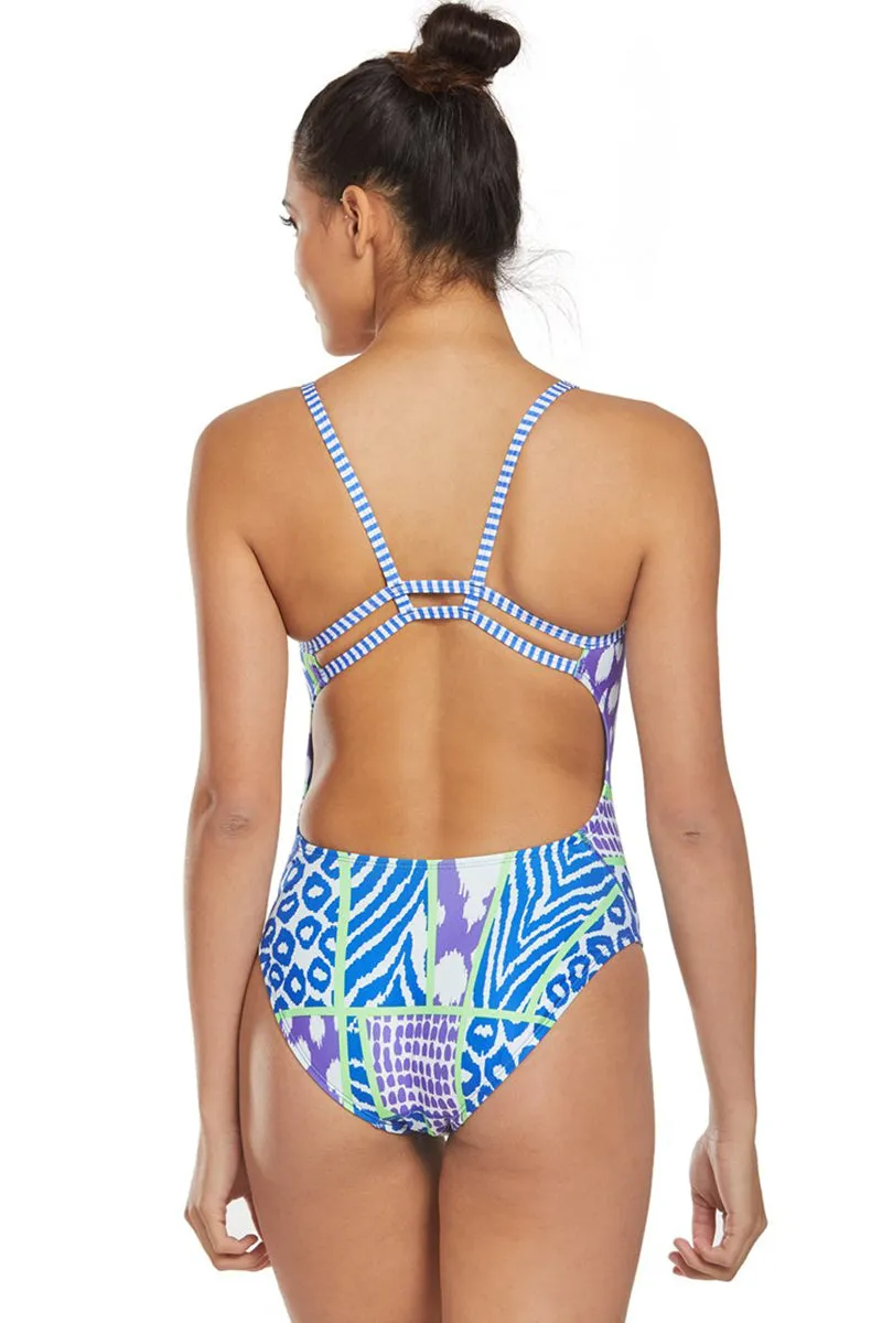 Dolfin Uglies - Wild Thing Double Strap Back One Piece Swimsuit