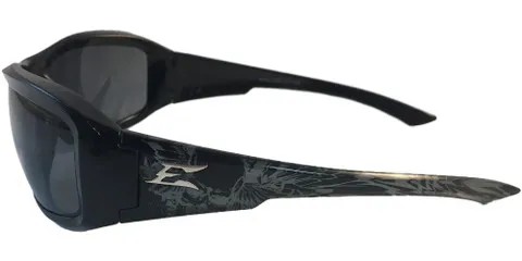 Edge # XB116-S Brazeau Safety Eyewear Skull Frame with Smoke Lens