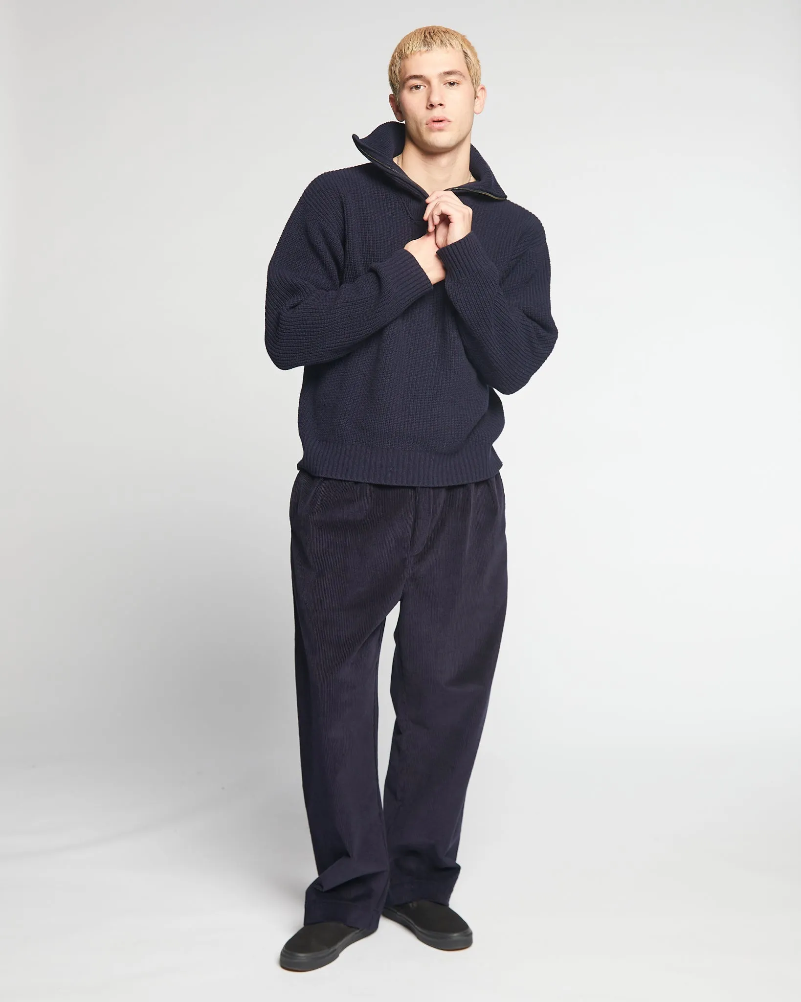 Fly Deck Sweater Delta Navy