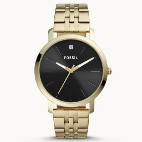 Fossil Lux Luther Black Dial Men 44mm
