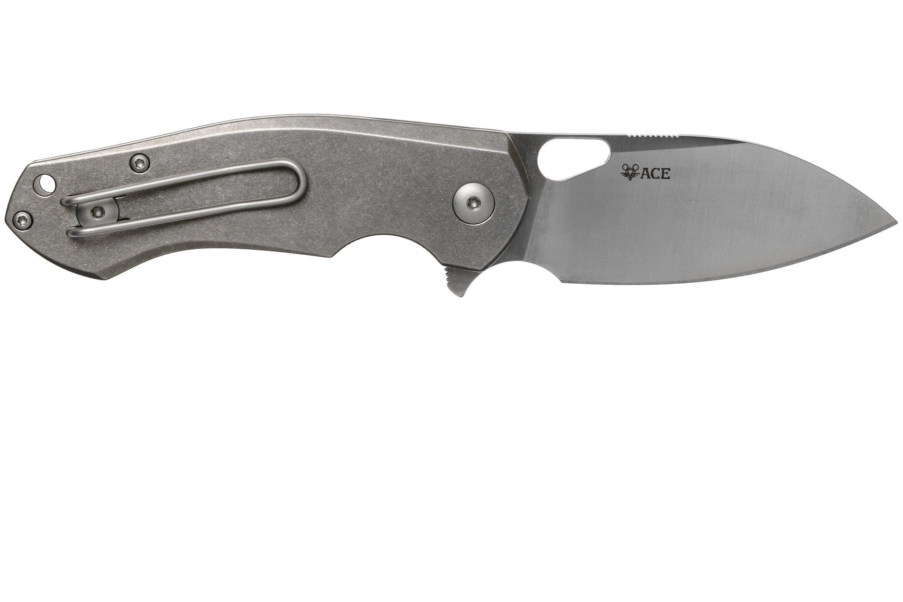 GiantMouse ACE Biblio Titanium pocket knife, Ansø & Voxnaes design