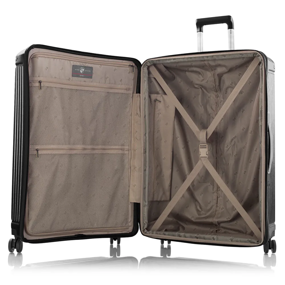 Heys Edge Polycarbonate Expandable Spinner 3 piece  Luggage set with TSA lock  