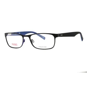 HUGO HG 0209 Eyeglasses Matte Black Blue / Clear Lens