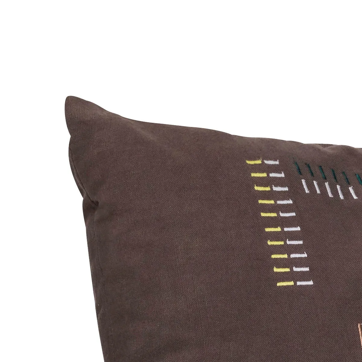 Hübsch Interior - Elodie Cushion, 50 x 50 cm, brown