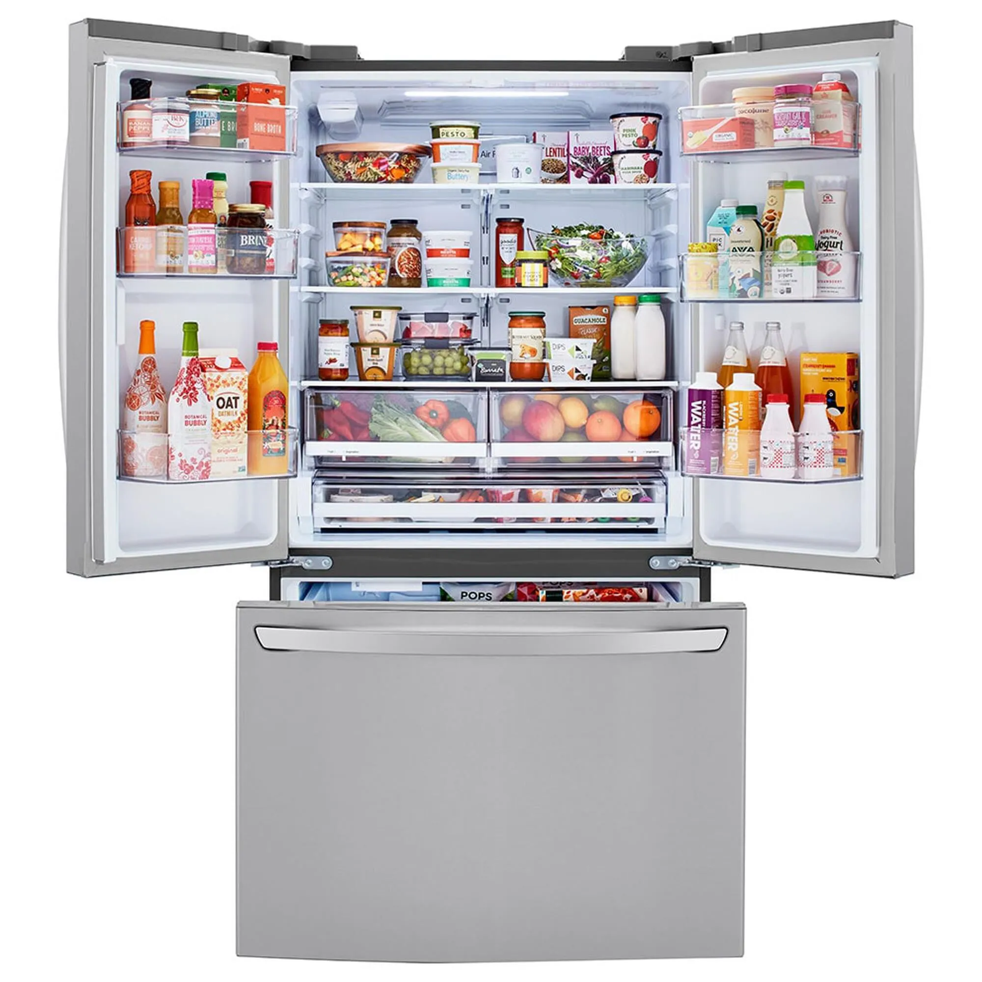 LG 23.0 cu. ft. French Door Refrigerator with Single Ice