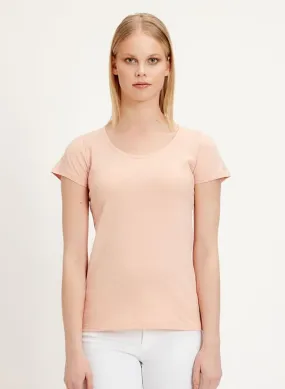 ORGANICATION Basic T-Shirt Pink Sand