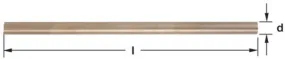Sliding Bar 9/16 Dia 11" OAL - Non-Sparking, Non-Magnetic W-281