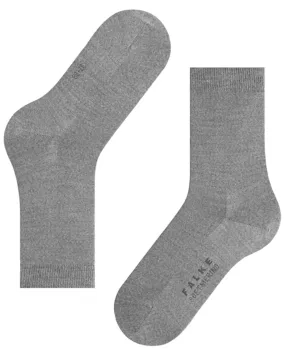 Softmerino Women Socks in Grey Mix