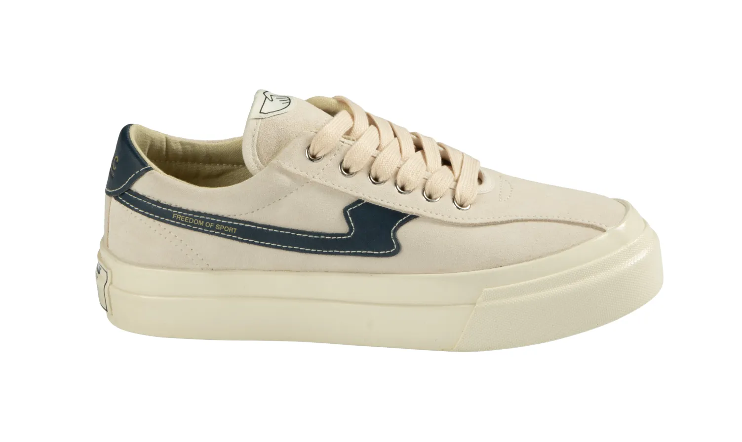 Stepney Workers Club   Dellow S-Strike Suede Ecru-Nvy (men)