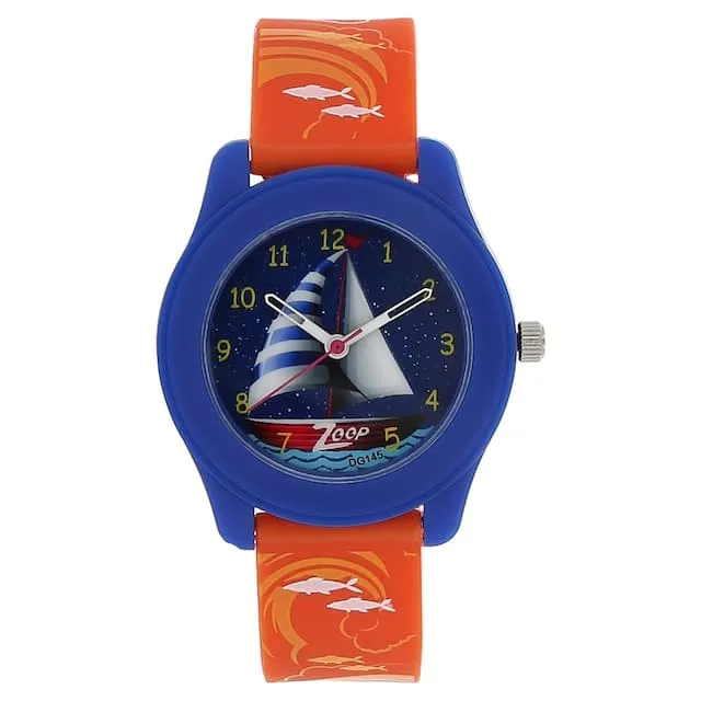 Travel Blue Dial Plastic Strap