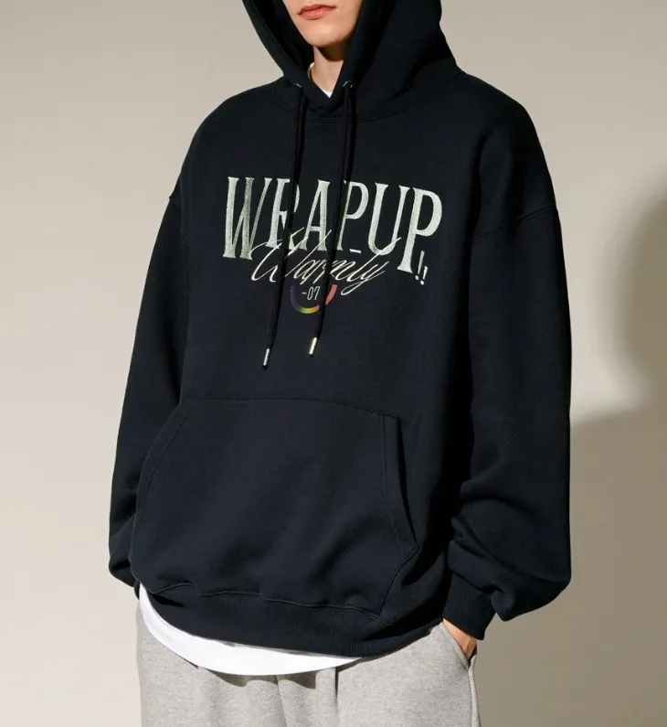 TWN  |Unisex Street Style Long Sleeves Plain Cotton Hoodies