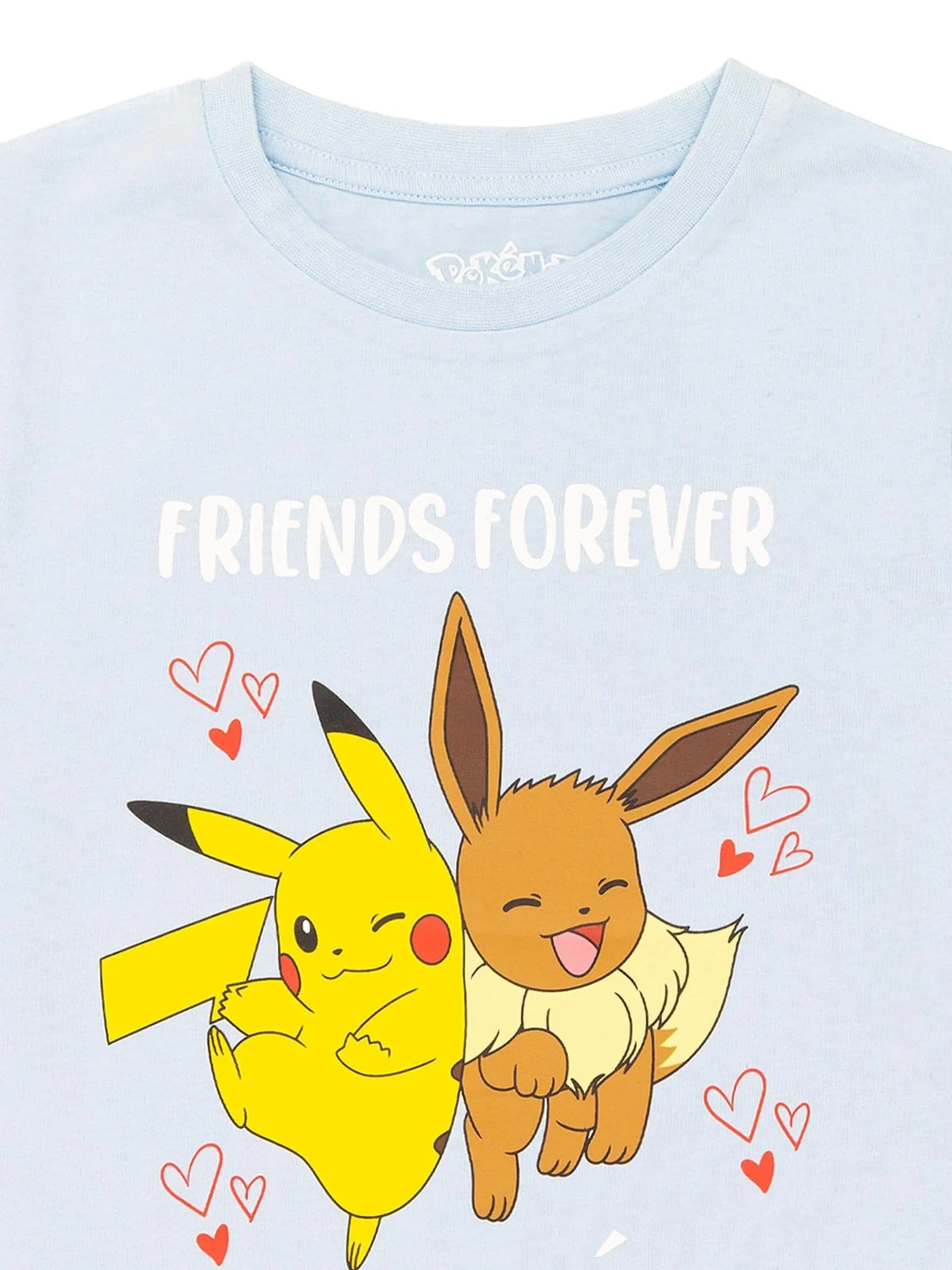 Vanilla Underground Blue Girls Pokemon 100% Cotton T-Shirt