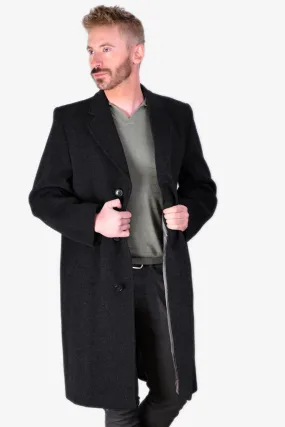 Vintage 1970's Baronia Crombie Overcoat | Size L - Brick Vintage