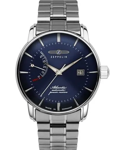 Zeppelin Atlantic Automatic (41mm) Blue Dial / Stainless Watch